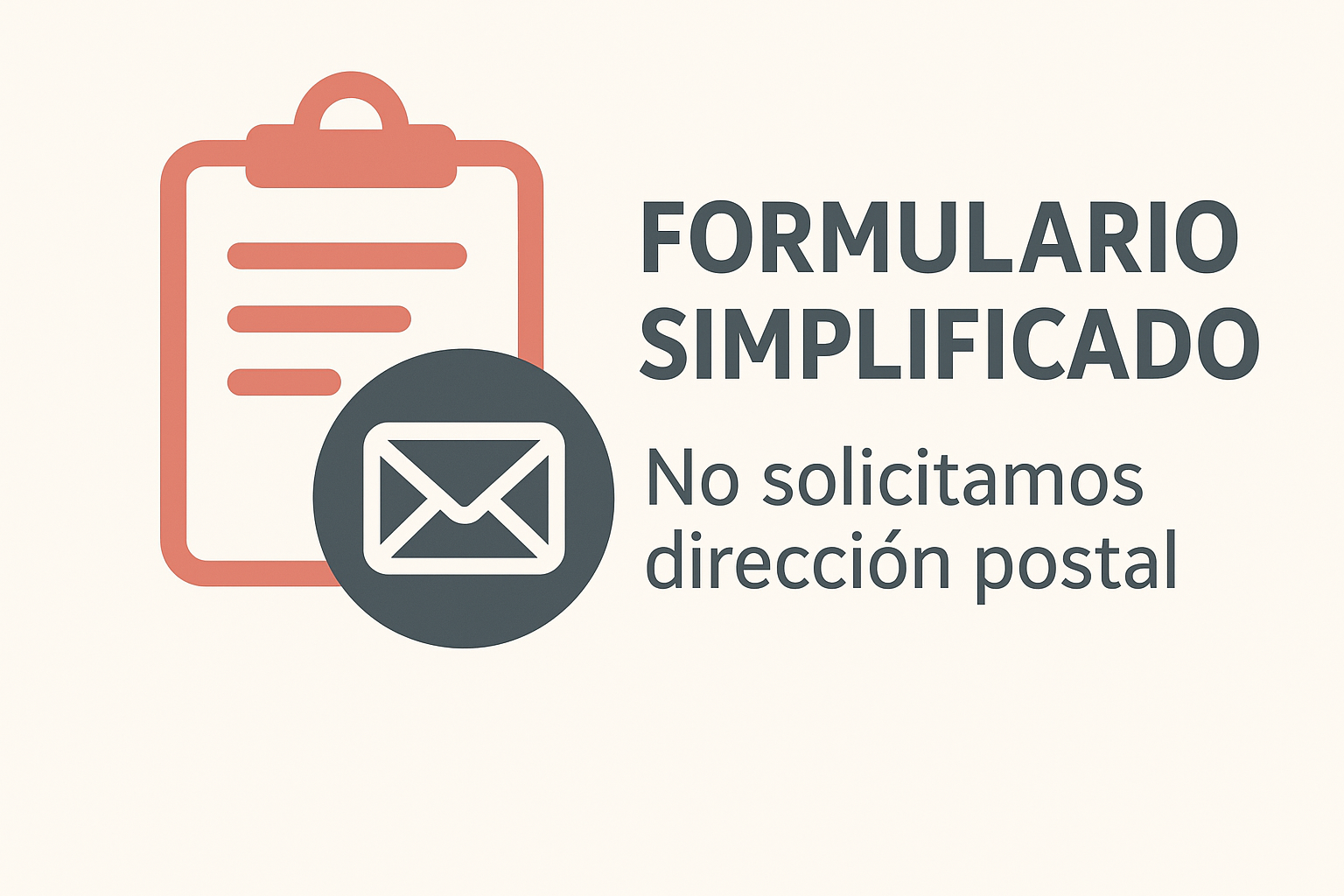 Formulario de registro simplificado